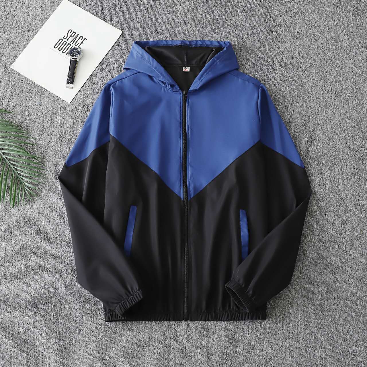 Arlo Fashion 2-Tone Jacket with Hoodie (Unisex) image 5